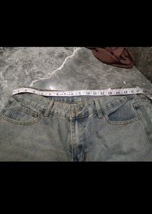 Vintage Wash Wide Leg Jeans