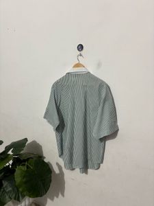 Striped Shirt with Embroidery Detail