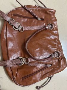 Brown Leather Handbag