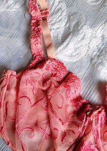 Pretty Pink Lace Bra with brief 👍