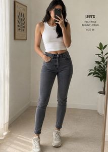 Levi's High Rise Skinny Jeans
