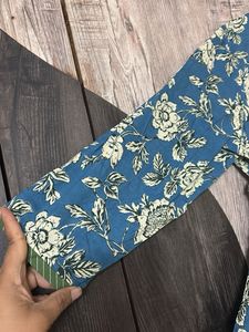 Floral Print Kurta Dress