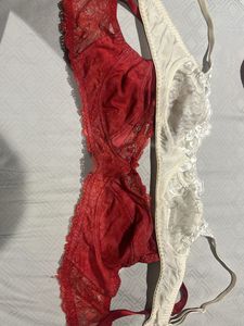 Little Lacy Red Lace Bra