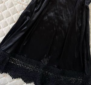 Black Velvet Slip Dress