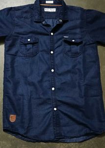 Boys Blue Denim Shirt