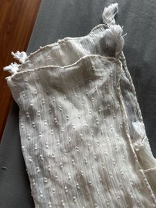 Elegant White Dupatta Scarf