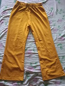 Mustard Yellow Wide Leg Pants