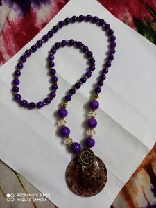 Silver Oxidised Traditional Pendent Necklace