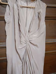Cocktail Pink Crepe Fabric Dress