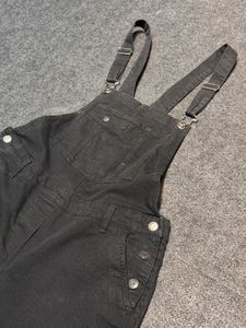 Next Carbon Black Overalls - Stretchable &amp; Trendy