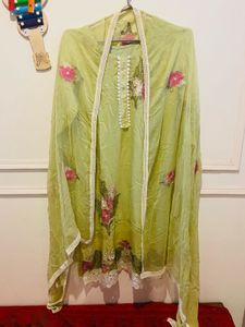 Beautiful Lime Green Kurta Set