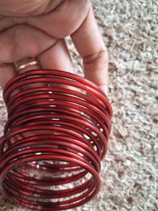 Set of Red Bangles