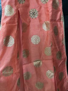 Elegant Peach Kurta &amp;  Set