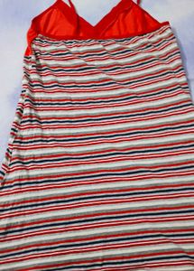 Comfortable Striped Nightgown