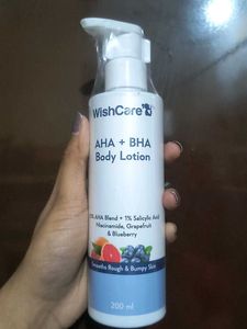 WishCare AHA + BHA Body Lotion