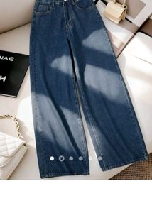 Savan Stylish Wide Leg Blue Denim Jeans