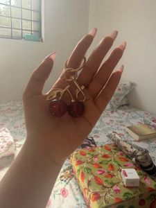 Cute Cherry Keychain