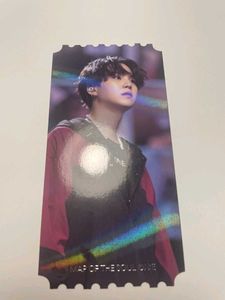 Official BTS Suga MOTS ON:E Holo Ticket