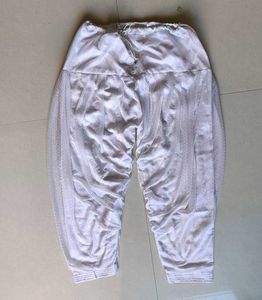 Boho White Mesh Harem Pants
