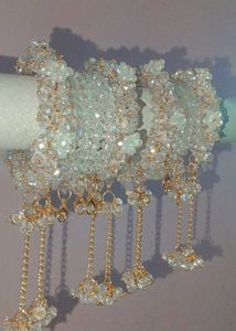Elegant Crystal &amp; Floral Charm Bracelets