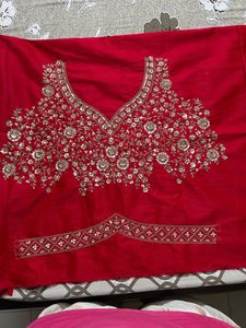 Elegant Red Bridal Lehenga Choli