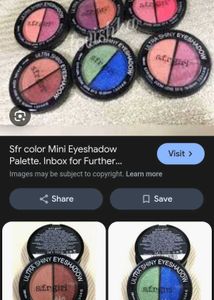 multicolor eyeshadow boxes