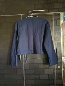 Navy Pocket Jacket - Stylish &amp; Chic