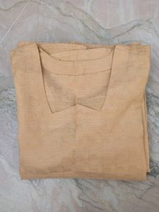 Elegant Mustard Beige Kurta