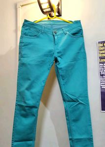 Teal Jeans
