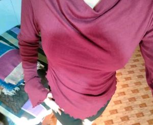 Ribbed Knit Asymmetrical Top (4 colors)