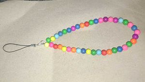 Colorful Beaded Phone Charm Strap