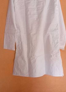 White Cotton Kurta
