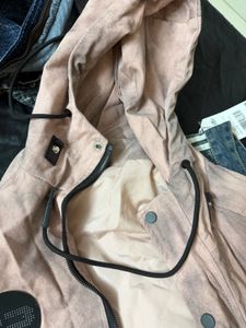 Stylish Pink Washed Jacket