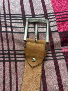 Woodland Classic Tan Leather Belt