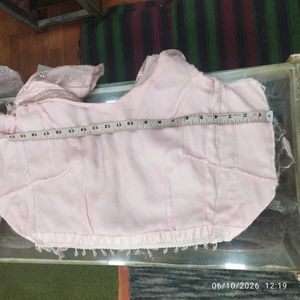 Stunning Pink Embroidered  &amp; mirror Lehenga Choli