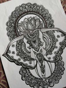 Handmade Ganesha Mandala Art🪷