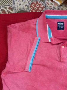 Men's Pink Polo T-Shirt