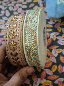 Pink lace and borders
