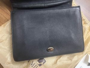 original Da Milano leather Black Quilted Handbag