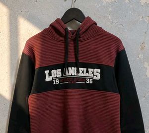 Reliance Trends Thick Maroon Hoodie