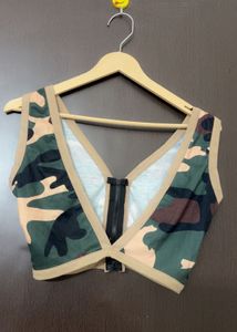 Camo Joggers with Top
