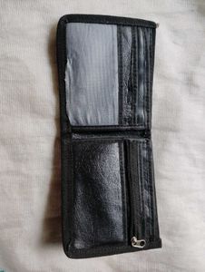 Two Wallets - Black SKF &amp; Blue Fabric