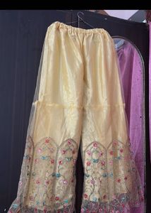 Beautiful Yellow Embroidered Kurta Set with Dupatt