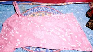 Pink Floral Print Kurta