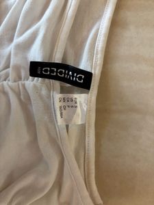 Chic Ruched Long Sleeve White Top