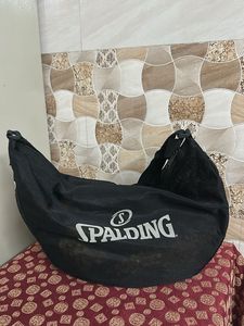 Spalding Black Messenger Bag