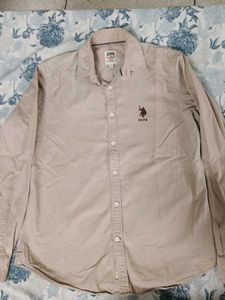 US Polo Assn. Khakhi Men's Casual Shirt