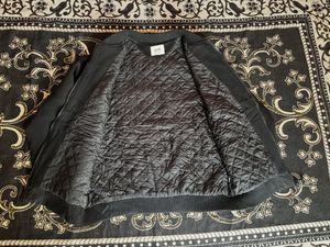 Men's Black Varsity Bomber Jacket