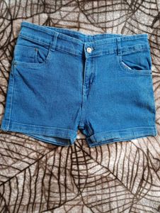 Blue Denim Shorts