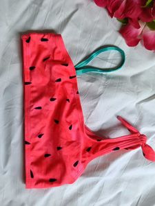 Cute Watermelon Print Bikini Top children